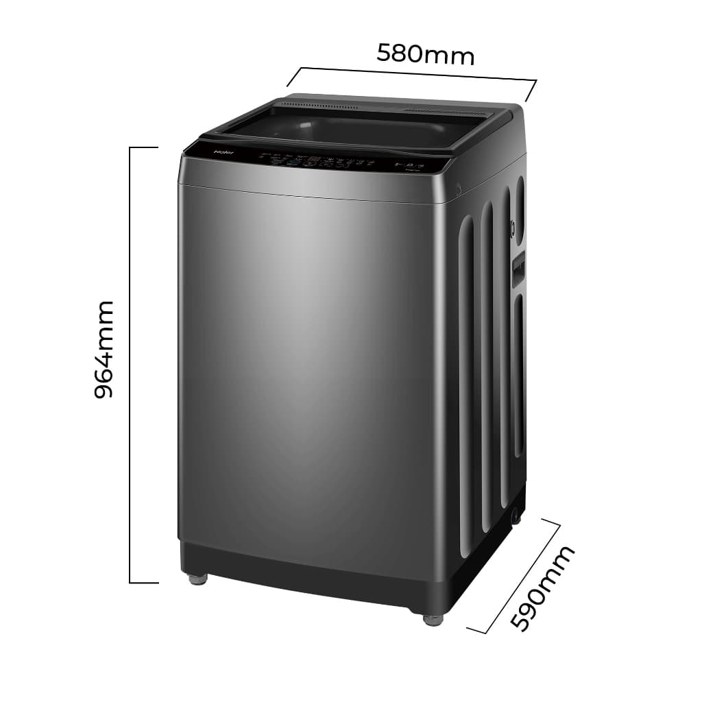 Haier รุ่น HWM80-306S2 เครื่องซักผ้าฝาบนอัตโนมัติ ความจุ 8 kg จานซักป้องกันแบคทีเรีย ถังซักถนอมผ้า ปิดฝานุ่มนวลประหยัดพลังงาน https://lnwchill.com