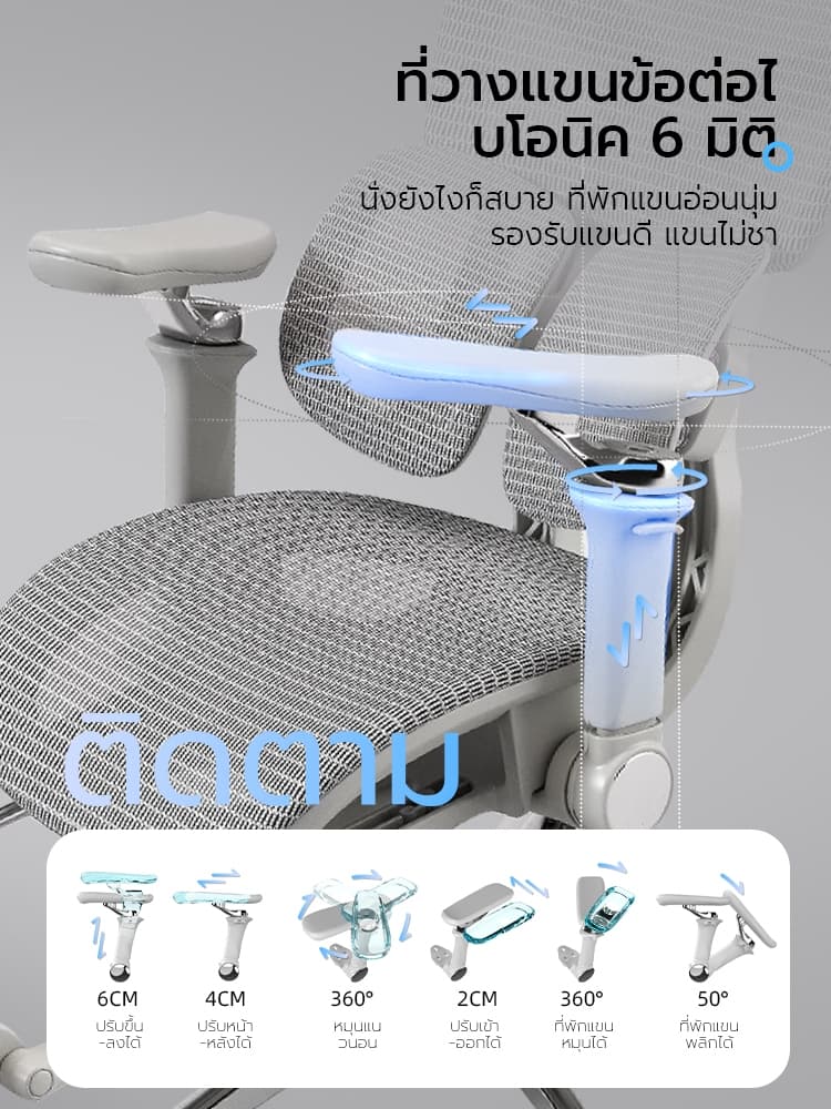 Xpanse รุ่น T9 เก้าอี้เพื่อสุขภาพ Ergonomic Chair รองรับเอวระบบสปริง ตาข่าย DuPont ระบายอากาศ ปรับระดับได้ครบวงจรเพื่อความสบายในการทำงานระยะยาว https://lnwchill.com