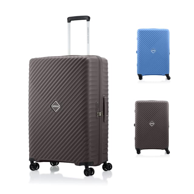 AMERICAN TOURISTER รุ่น DIAZIP SPINNER 76/28 TSA กระเป๋าเดินทาง 28 นิ้ว ดีไซน์เพชร ซิปกันน้ำ น้ำหนักเบา จัดระเบียบสัมภาระอย่างมีสไตล์