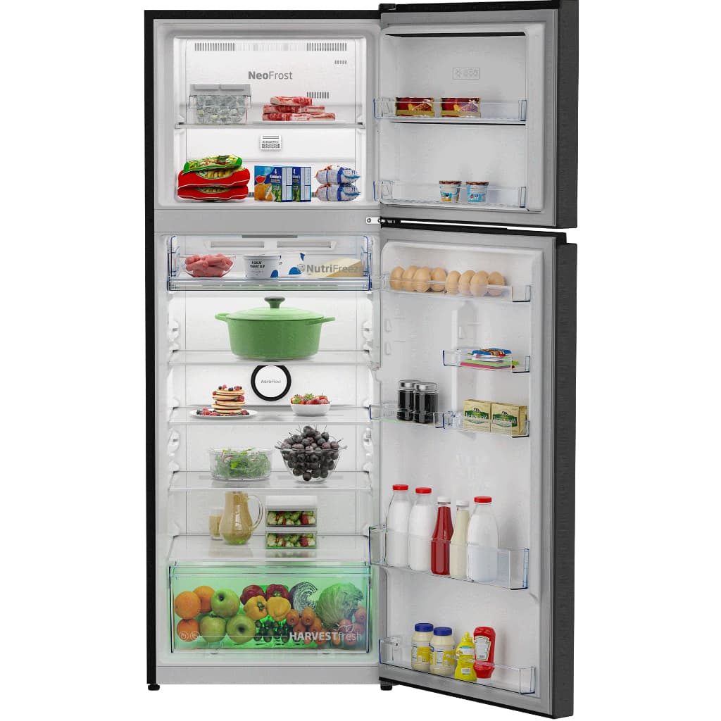 Beko รุ่น B3RDNT445I10HFSK ตู้เย็น 2 ประตู 14.3Q ระบบ Neofrost HarvestFresh Dark Inox ประหยัดไฟเบอร์ 5 https://lnwchill.com