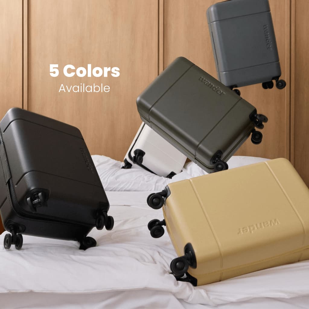 Wander รุ่น Large 28 Inch กระเป๋าเดินทาง German Polycarbonate 100% พร้อมล้อ Hinomoto จากญี่ปุ่น ลากลื่นเบาแรง ทนทาน ดีไซน์หรูหรา https://lnwchill.com