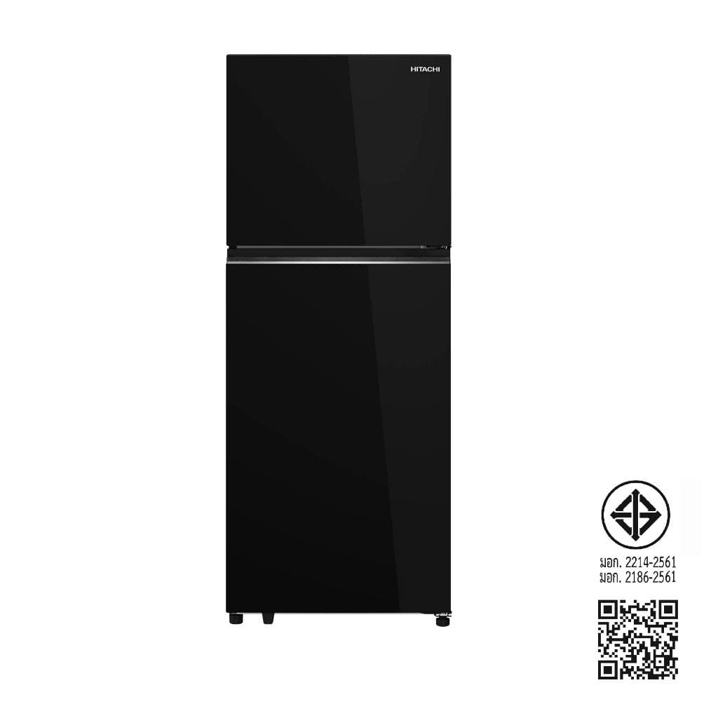 HITACHI รุ่น HRTN6408SGBKTH ตู้เย็น 2 ประตู 13.2 คิว 374 ลิตร Grand Carbon Line สีกลาสแบล็ก ประหยัดไฟเบอร์ 5 ระดับ 4 ดาว https://lnwchill.com