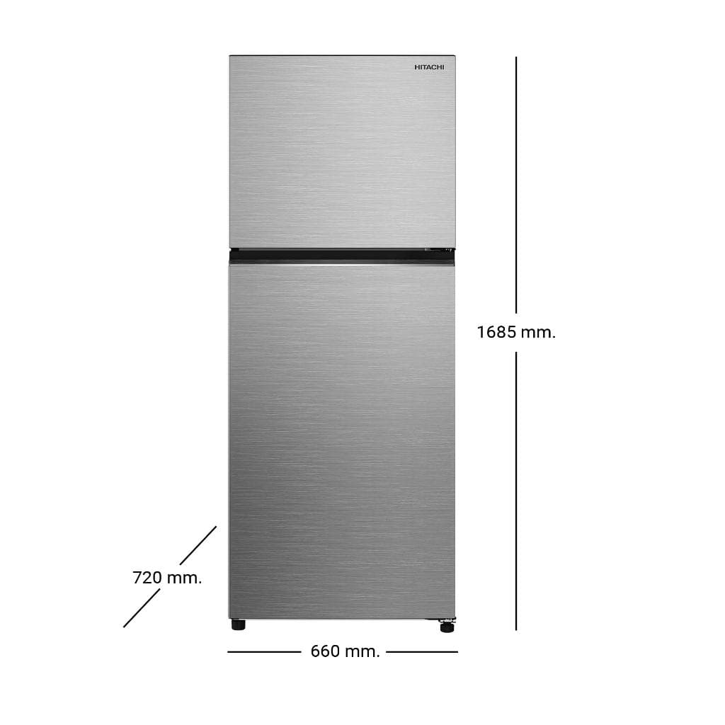 Hitachi HRTN6408SXTH ตู้เย็น 2 ประตู 13.2 คิว สี Elegant Inox ระบบ Inverter Dual Sense Surround Cooling ช่องแช่ Selectable Zone ปรับอุณหภูมิอิสระ ถนอมอาหารยาวนาน ประหยัดไฟเบอร์ https://lnwchill.com