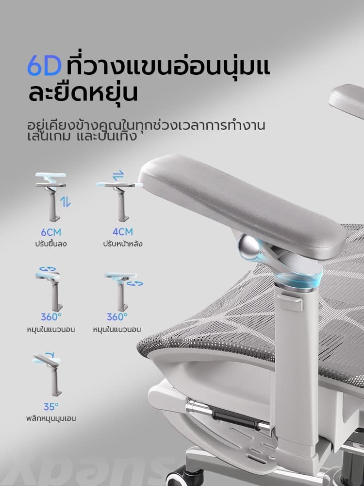XPANSE รุ่น X904 ระบบติดตามเอวแบบโฮโลแกรม แขนกลไก 6D ไดนามิก ตาข่ายระบายอากาศ เก้าอี้เพื่อสุขภาพที่ยกระดับการนั่งทำงานให้สบายที่สุด https://lnwchill.com
