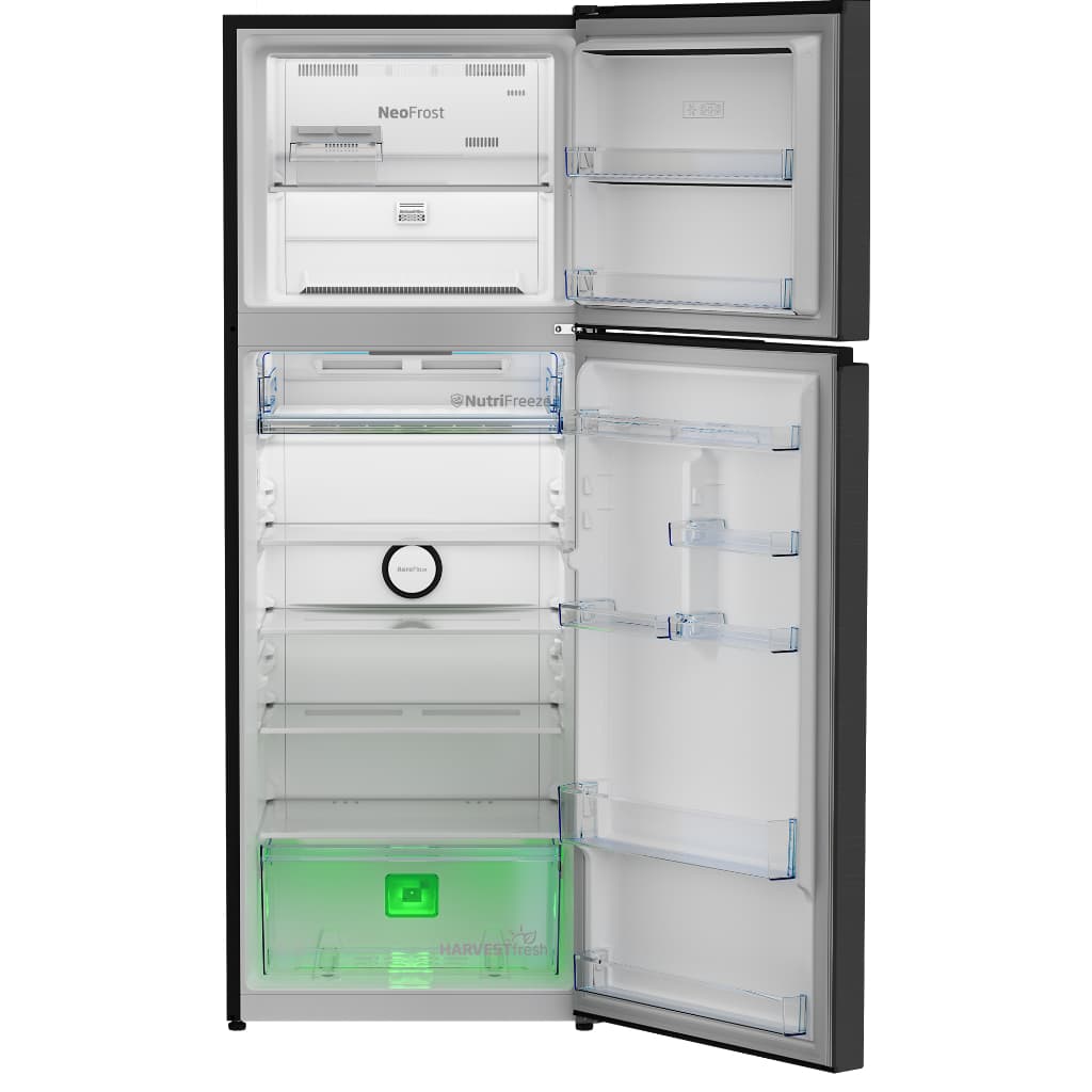 Beko รุ่น B3RDNT445I10HFSK ตู้เย็น 2 ประตู 14.3Q ระบบ Neofrost HarvestFresh Dark Inox ประหยัดไฟเบอร์ 5 https://lnwchill.com