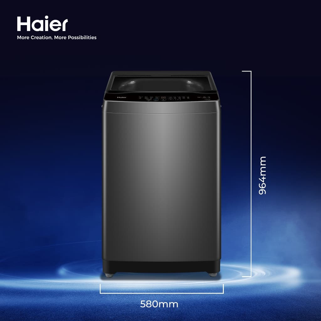 Haier รุ่น HWM140-B306S2 เครื่องซักผ้าฝาบนอัตโนมัติ 14 kg สีเทา ถังซัก Pillow Drum ถนอมผ้าลดแบคทีเรีย ฝาปิดนุ่มนวล ประหยัดพลังงานเพื่อครอบครัวใหญ่ https://lnwchill.com