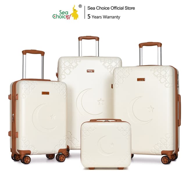 SiamChoice SeaChoice รุ่น SeaChoice กระเป๋าเดินทางกันรอยขีดข่วน ขนาด 13-28 นิ้ว วัสดุ RPO นวัตกรรมใหม่ ขยายข้างได้ 15% พร้อมล็อค TSA และล้อเบรค