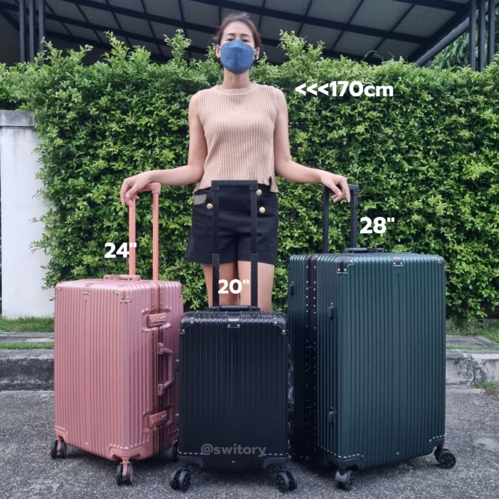 SWITORY รุ่น ALU93 EDGE DESIGN กระเป๋าเดินทางโครงอลูมิเนียม เฟรมล็อก TSA กันกระแทก 4 ล้อคู่ แข็งแรงทนทาน ดีไซน์ทันสมัย https://lnwchill.com