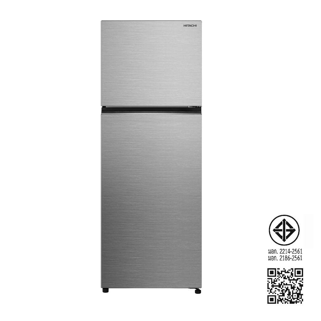 Hitachi รุ่น HRTN6443SXTH ตู้เย็น 2 ประตู 14.4 คิว Grand Carbon Line สี Elegant Inox ระบบ Dual Sense Surround Cooling ประหยัดไฟเบอร์ 5 ระดับ 4 ดาว https://lnwchill.com