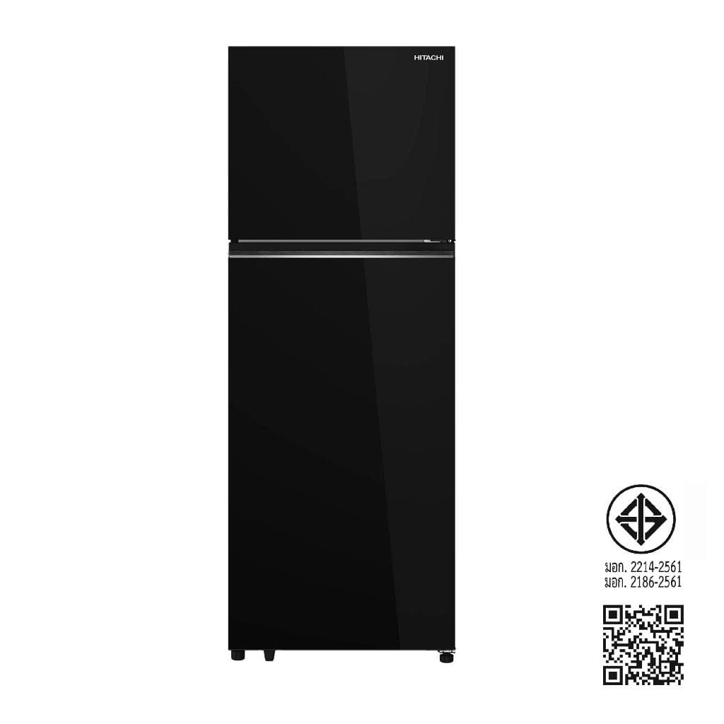 Hitachi HRTN6443SGBKTH ตู้เย็น 2 ประตู 14.4 คิว 409 ลิตร สีกลาสแบล็ก ระบบ Dual Sense Surround Cooling และ Selectable Zone ถนอมอาหารแม่นยำ ประหยัดพลังงานสูงสุด https://lnwchill.com