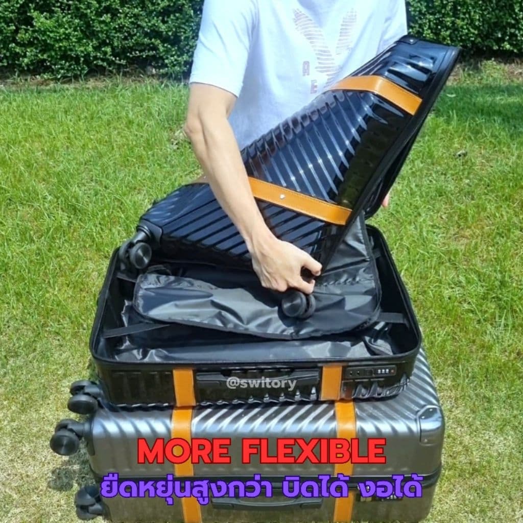 SWITORY รุ่น WESTERN กระเป๋าเดินทาง PC 20-28 นิ้ว ซิปกันขโมย ขยายได้ น้ำหนักเบา ล้อคู่ พร้อม TSA Lock สำหรับทุกการเดินทาง https://lnwchill.com