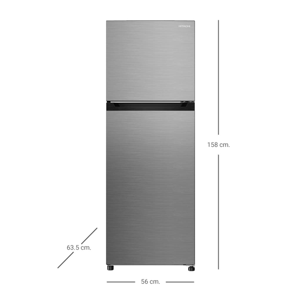 Hitachi ฮิตาชิ รุ่น HRTN5255MFXTH ตู้เย็น 2 ประตู ขนาด 8.5 คิว 240 ลิตร พร้อม Flexible Fresh Select และระบบ Inverter ประหยัดพลังงาน https://lnwchill.com