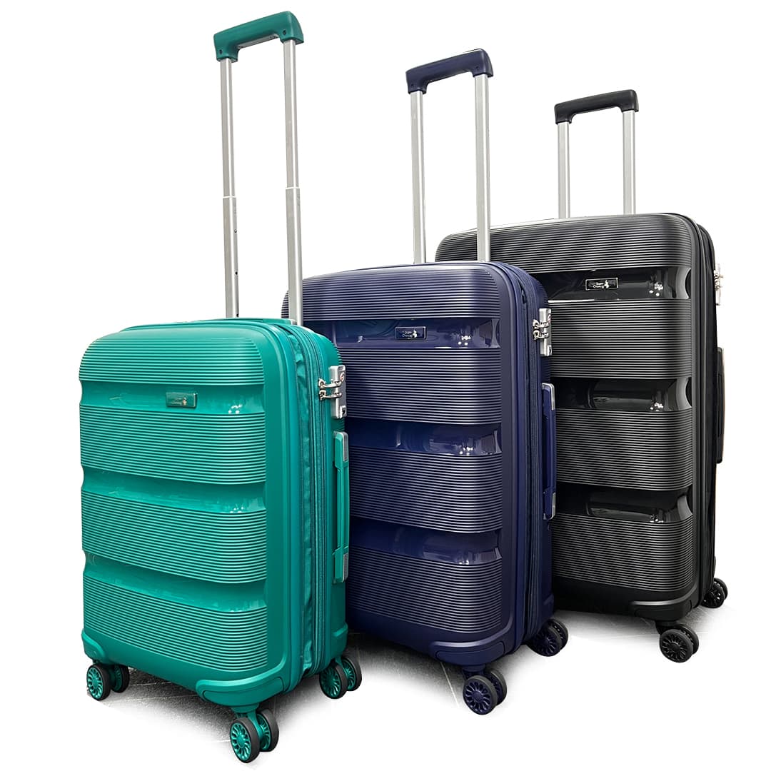 Siam Choice รุ่น 2092 กระเป๋าเดินทาง PP 8 ล้อ ระบบซิป YKK พร้อม TSA Lock น้ำหนักเบา ทนทาน กันกระแทก และกันน้ำได้ดี https://lnwchill.com