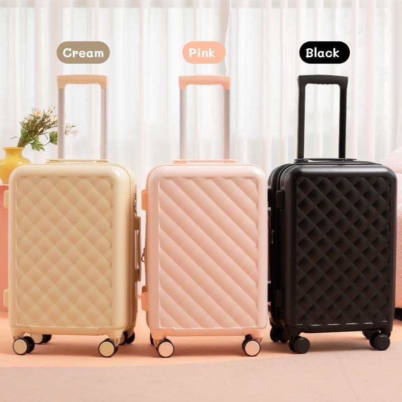 Tpartner รุ่น Rosé Series กระเป๋าเดินทางเฟรมซิปขยายข้าง ดีไซน์คลาสสิกเหนือกาลเวลา Timeless เรียบหรู https://lnwchill.com