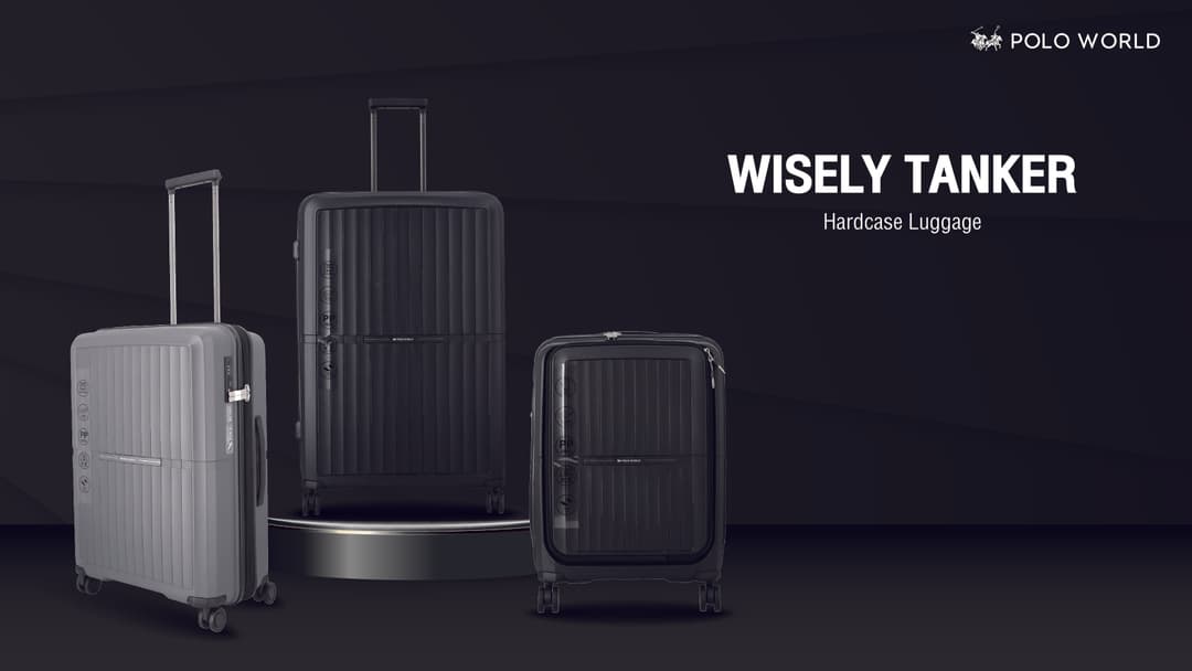 POLO WORLD รุ่น PW418 Wisely Tanker Hardcase Luggage กระเป๋าเดินทางล้อลากวัสดุ PP แข็งแรงทนทาน พร้อมระบบ TSA Lock รับประกัน 2 ปี https://lnwchill.com