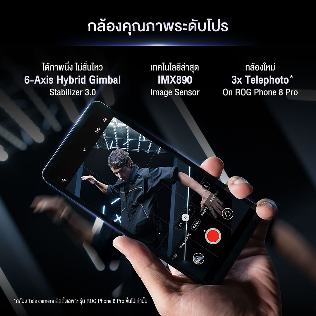 ASUS ROG Phone 8 รุ่น AI2401-1A033WW Phantom Black 12GB/256GB สมาร์ทโฟนชิป Snapdragon 8 Gen 3 ที่สุดแห่งโทรศัพท์เพื่อการเล่นเกมและไลฟ์สไตล์ระดับพรีเมียมในเครื่องเดียว https://lnwchill.com