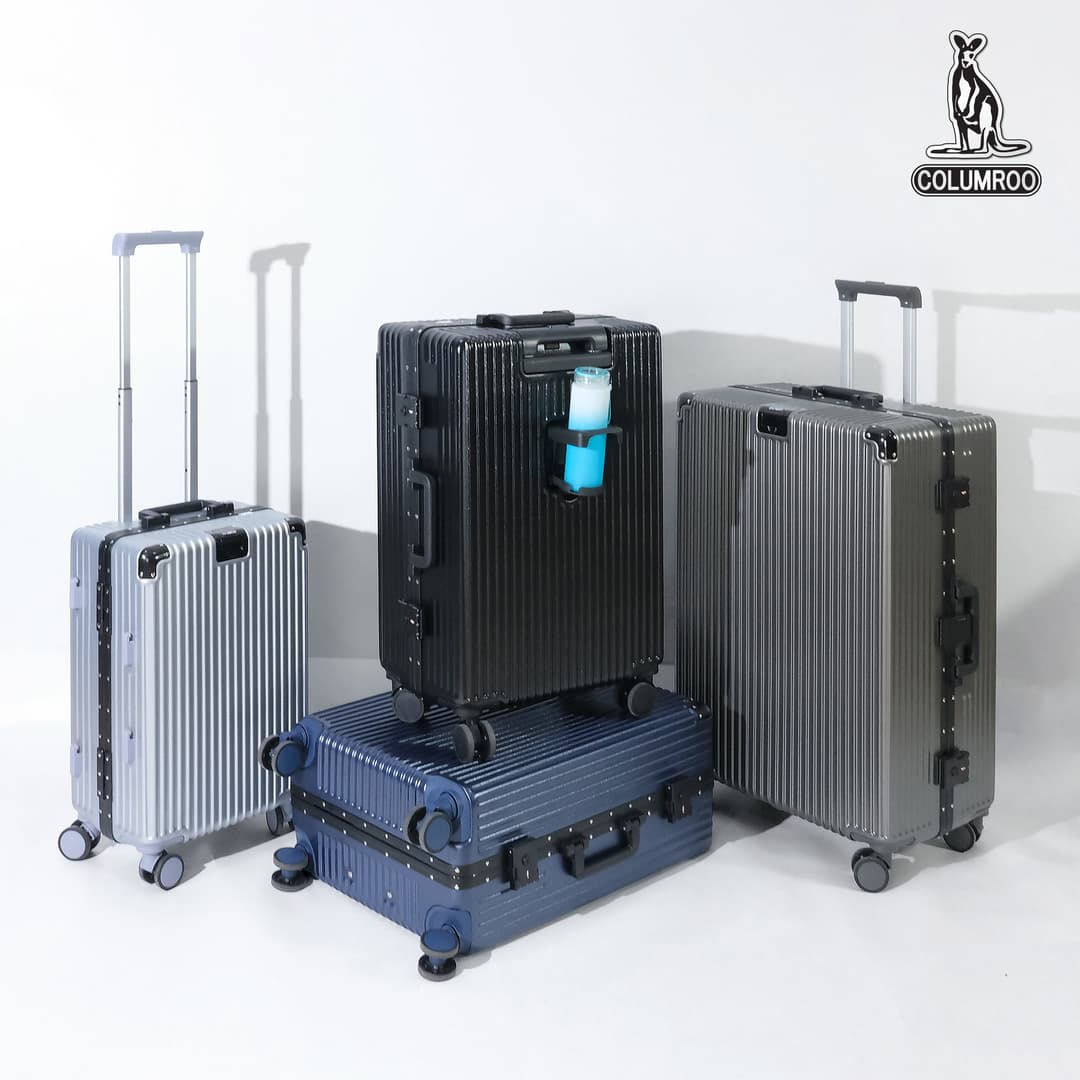 SUISSEWIN CR80 กระเป๋าเดินทางล้อลาก โครงอลูมิเนียม ล็อค TSA ที่ห้อยสัมภาระ ที่วางแก้ว https://lnwchill.com