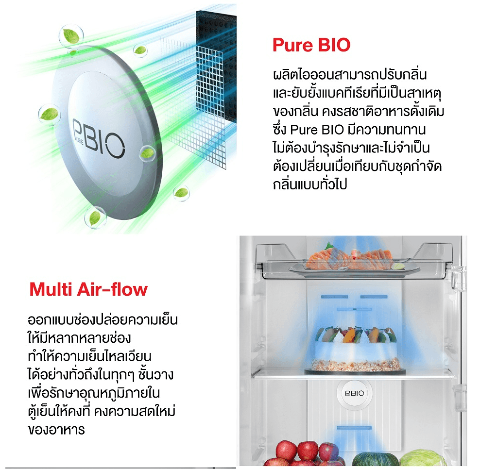 Toshiba GR-RT558WE-PMT(52) ตู้เย็น 2 ประตู Origin Inverter ความจุ 14.5 คิว สี Satin Grey https://lnwchill.com