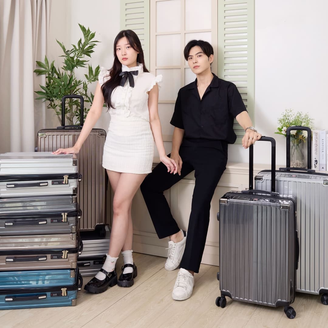 Suissewin รุ่น T070 กระเป๋าเดินทางล้อลาก ABS+PC มีมุมกันกระแทก 20-24-28 นิ้ว https://lnwchill.com