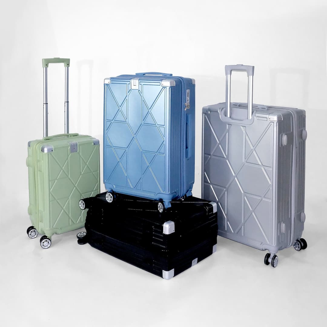 suissewin กระเป๋าเดินทางล้อลาก เฟรมซิป TSA LOCK มีที่ห้อยสัมภาระด้านหน้า วัสดุ ABSผสมPC รุ่น BF88 https://lnwchill.com