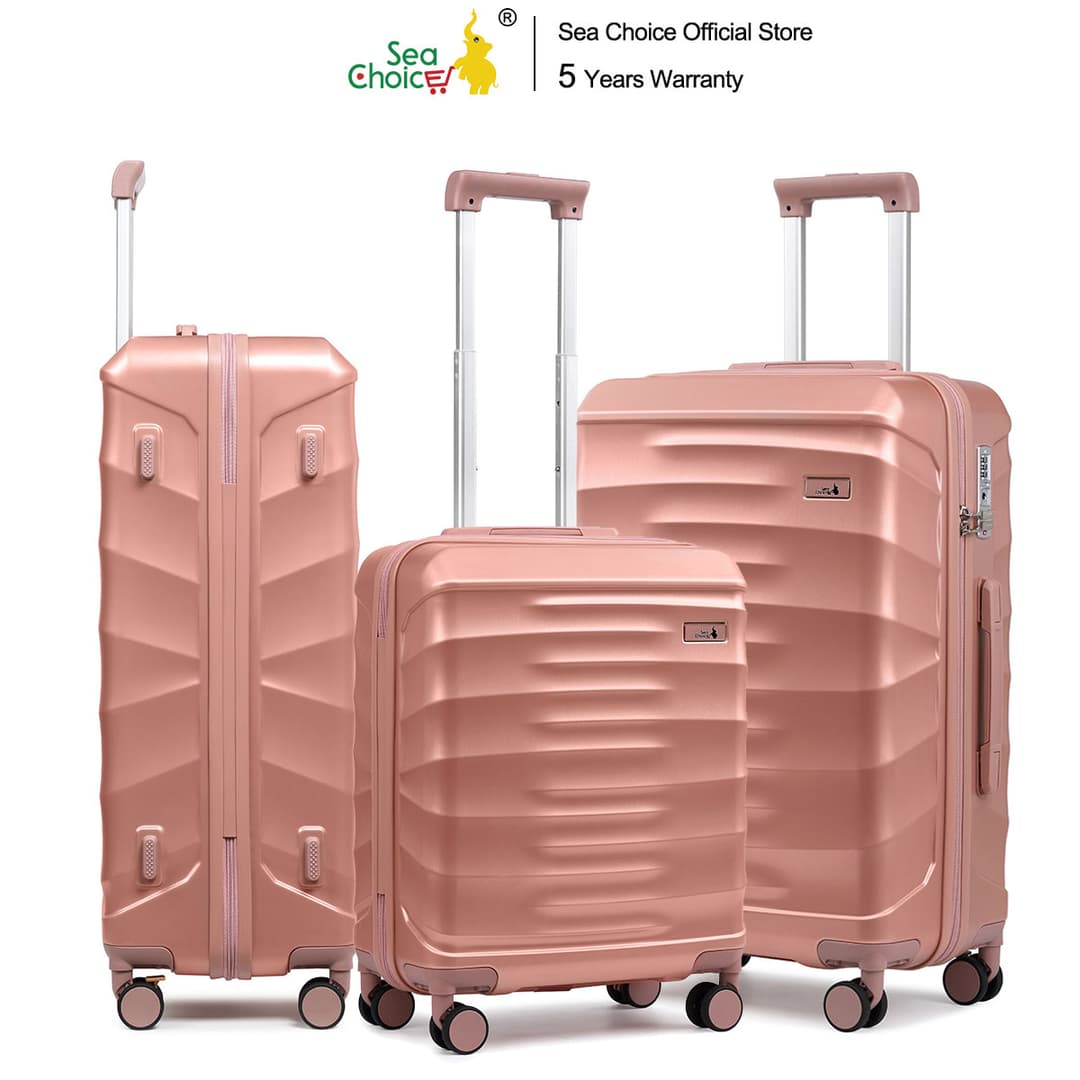 SiamChoice รุ่น SeaChoice กระเป๋าเดินทางเปลือกแข็ง ABS ล็อค TSA ซิป YKK ล้อคู่ล็อคได้ น้ำหนักเบา มีให้เลือกขนาด 20/24/28 นิ้ว ดีไซน์โดดเด่น https://lnwchill.com