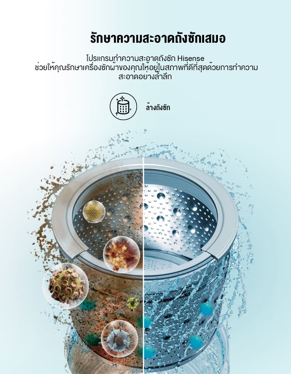 Hisense รุ่น WTJH1313UB เครื่องซักผ้าฝาบน 13 กก. สี Black ระบบ Bubble Clean และ Turbo พลังซักสะอาดลึกถนอมผ้า ประสิทธิภาพสูงเพื่อครอบครัวใหญ่ https://lnwchill.com