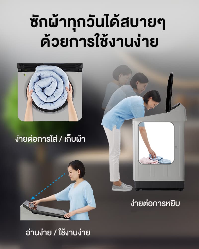 Panasonic NA-F13AR1HRC เครื่องซักผ้าฝาบน 13.5 กก พร้อมระบบ StainMaster และ Active Foam ช่วยขจัดคราบฝังลึกประหยัดเวลาซักมือและใส่ผ้าสะดวกด้วยฝาเปิดกว้าง https://lnwchill.com