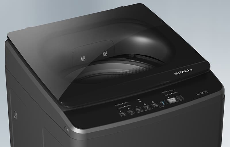 HITACHI รุ่น LTL 08M00 GG เครื่องซักผ้าฝาบน 8 กก Smart Wash สี Graphite Gray ประหยัดไฟเบอร์ 5 ถังซักสแตนเลสทนทาน ซักสะอาดถนอมผ้าแห้งเร็วด้วยระบบลมเป่า https://lnwchill.com