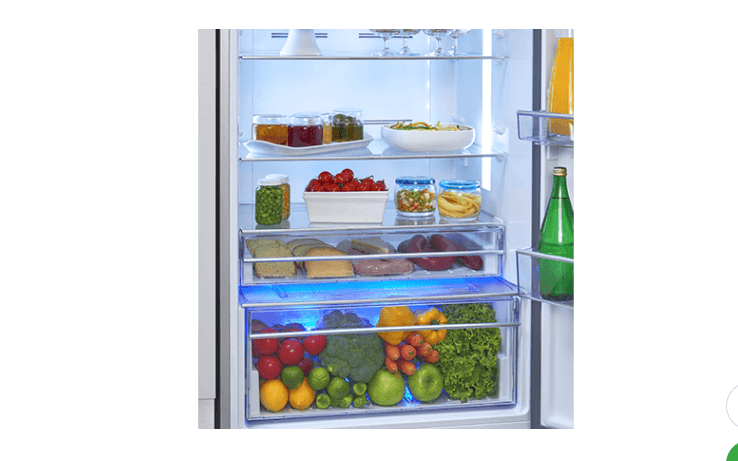 Beko รุ่น RDNT231I50S 7.4 คิว ตู้เย็น 2 ประตู สีเงิน Digital Temp Control เทคโนโลยี NeoFrost https://lnwchill.com