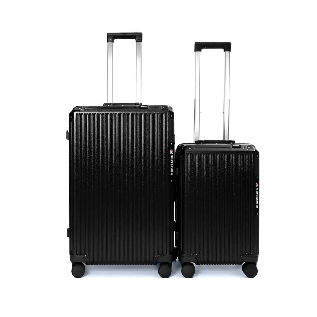 SUISSEWIN รุ่น SC700 กระเป๋าเดินทางเฟรมอลูมิเนียม วัสดุ PC พร้อม TSA Lock ช่องเสียบ USB ที่วางแก้ว ดีไซน์หรู ฟังก์ชันครบครันสำหรับการเดินทาง https://lnwchill.com