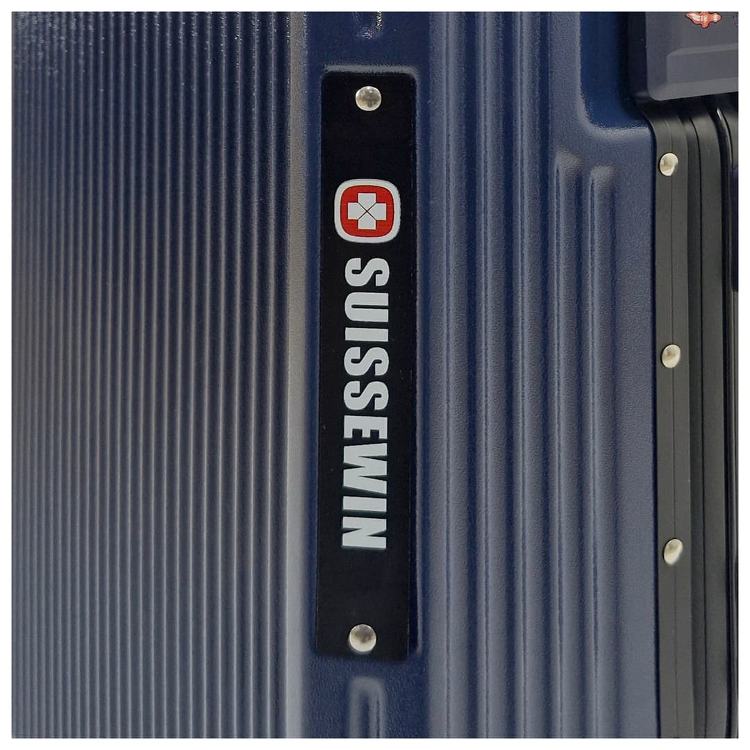 SUISSEWIN รุ่น SC700 กระเป๋าเดินทางเฟรมอลูมิเนียม วัสดุ PC พร้อม TSA Lock ช่องเสียบ USB ที่วางแก้ว ดีไซน์หรู ฟังก์ชันครบครันสำหรับการเดินทาง https://lnwchill.com