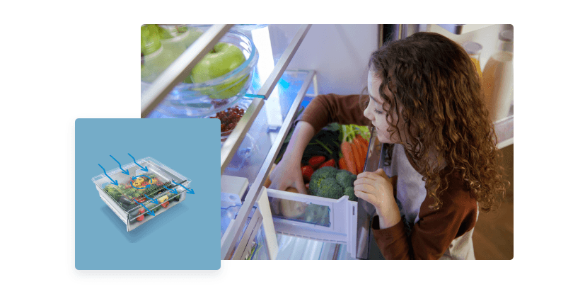 Beko รุ่น RDNT470E10VZJHFGW ตู้เย็นกระจกขาว 2 ประตู 14.6 คิว อินเวอร์เตอร์ เทคโนโลยี HarvestFresh NeoFrost ประหยัดไฟ 5 ดาว https://lnwchill.com
