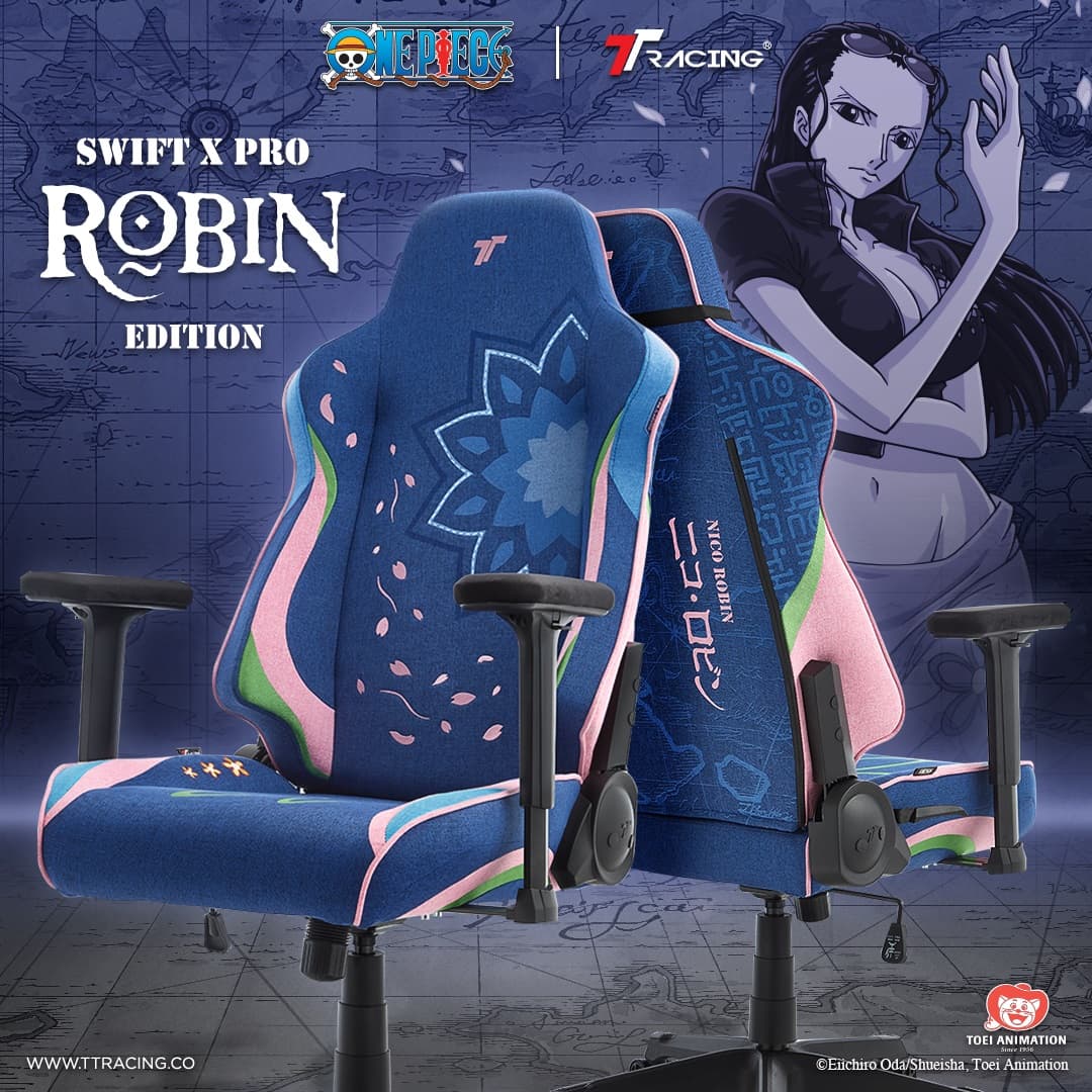 TTRacing Swift X Pro Air Threads Fabric Gaming Chair Robin One Piece Edition เก้าอี้เกมมิ่งระบายอากาศสำหรับทำงานและเล่นเกม https://lnwchill.com