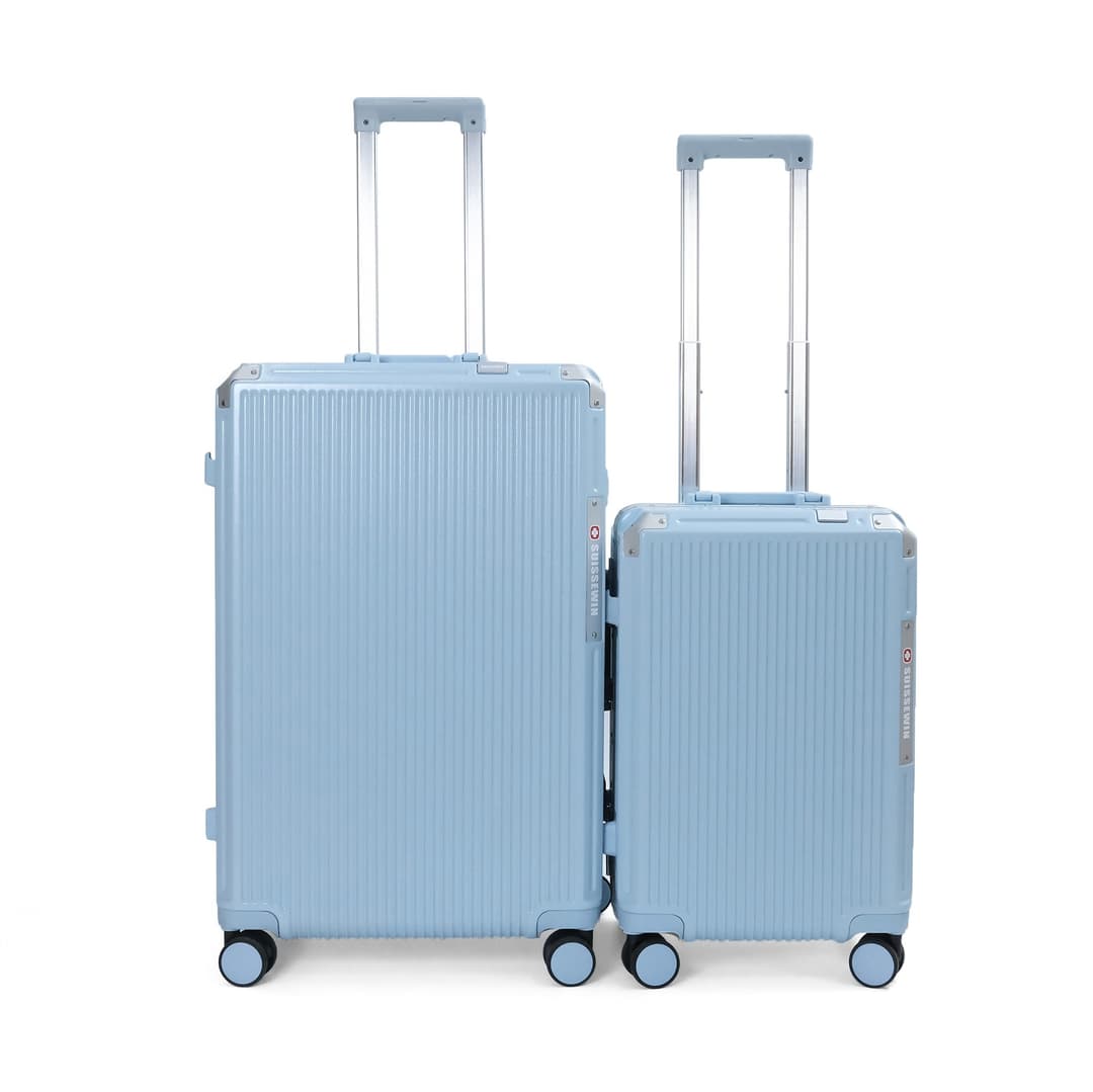 SUISSEWIN รุ่น SC700 กระเป๋าเดินทางเฟรมอลูมิเนียม วัสดุ PC พร้อม TSA Lock ช่องเสียบ USB ที่วางแก้ว ดีไซน์หรู ฟังก์ชันครบครันสำหรับการเดินทาง https://lnwchill.com
