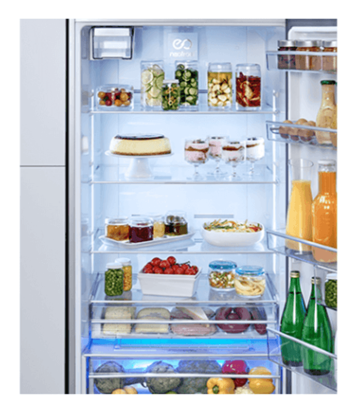 Beko รุ่น B3RDNT445I10HFSK ตู้เย็น 2 ประตู 14.3Q ระบบ Neofrost HarvestFresh Dark Inox ประหยัดไฟเบอร์ 5 https://lnwchill.com