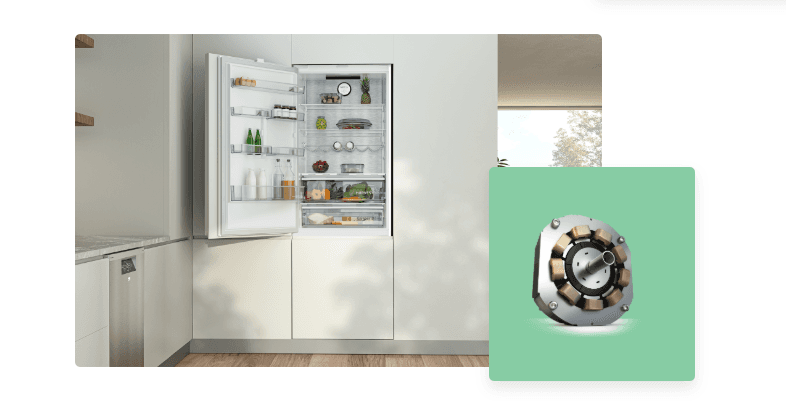 Beko รุ่น RCNT375E50VZGW ตู้เย็น 2 ประตู Bottom Fridge ฟรีซล่าง 12.6 คิว ProSmart Inverter NeoFrost กระจกขาว https://lnwchill.com