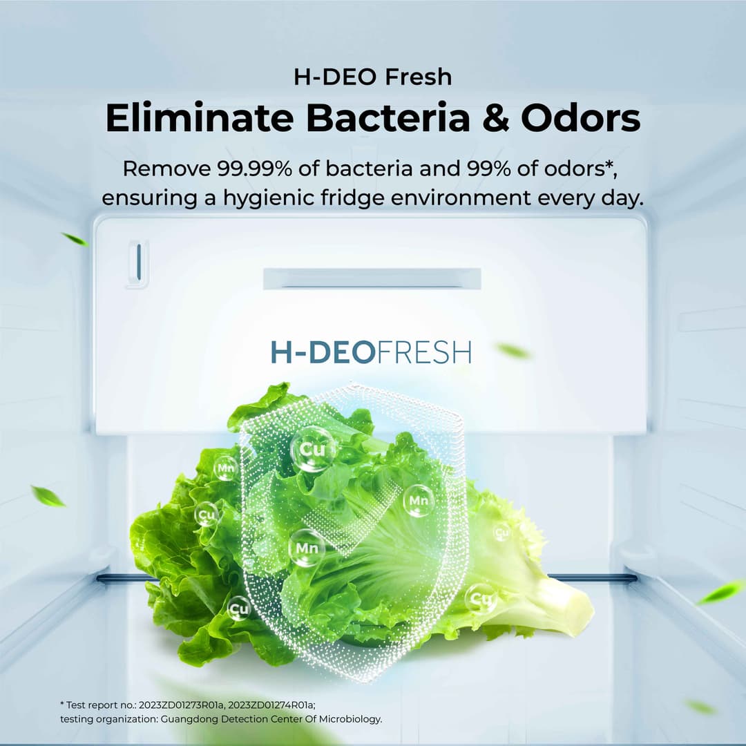 Haier HR-SD55 ตู้เย็นมินิบาร์ 1.4 คิว ระบบ AC Purification ฟอกอากาศและขจัดกลิ่น https://lnwchill.com