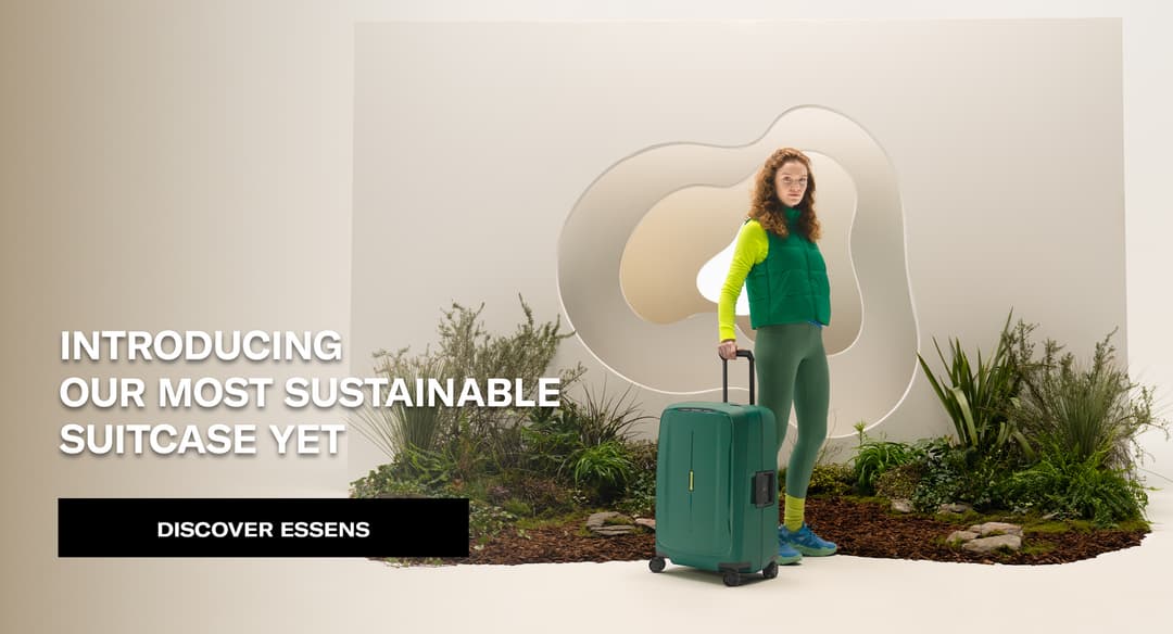 SAMSONITE รุ่น ESSENS 75/28 กระเป๋าเดินทาง 28 นิ้ว ระบบล็อก 3 จุด วัสดุรีไซเคิล น้ำหนักเบา แข็งแรงทนทาน ผลิตในยุโรป https://lnwchill.com