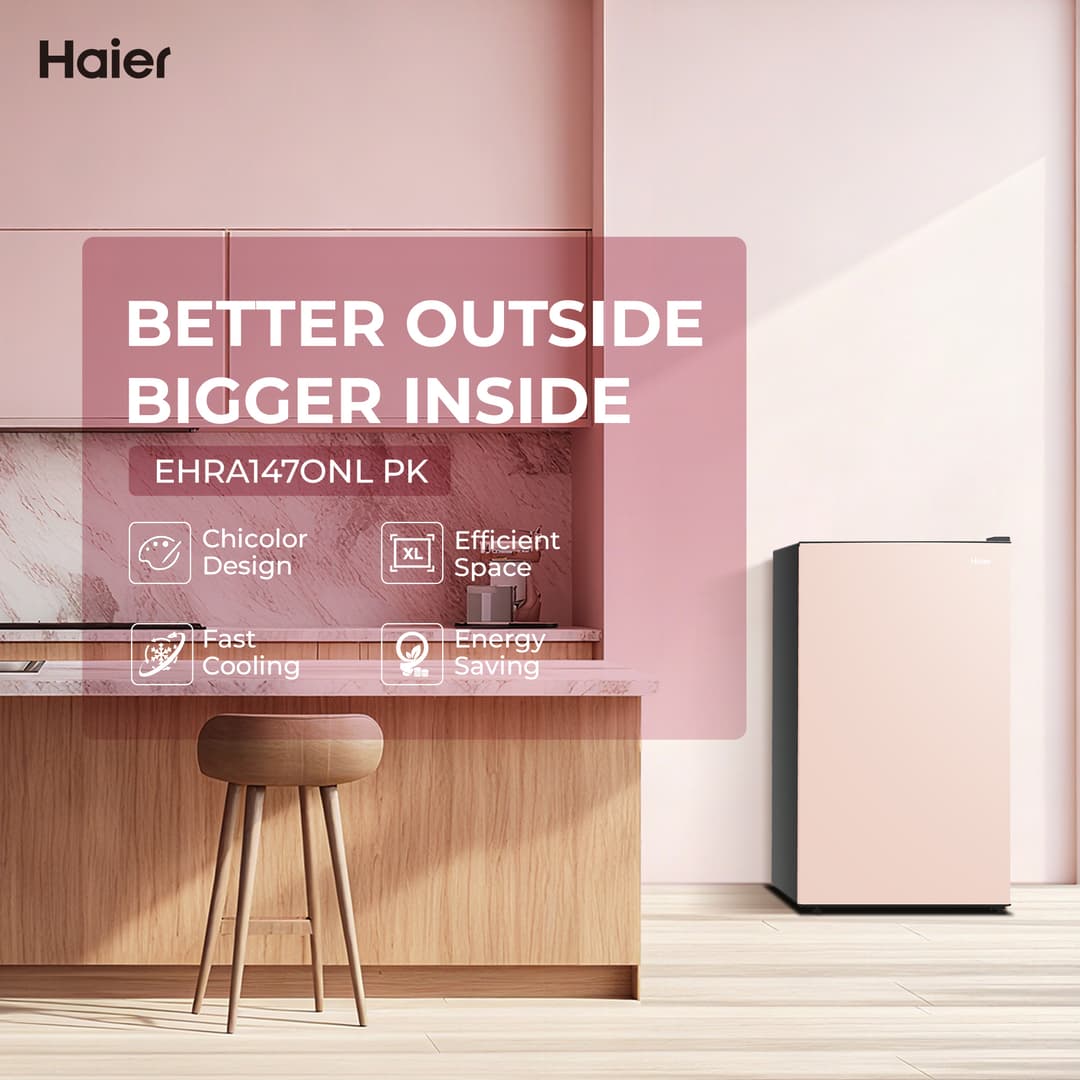 Haier รุ่น EHRA147ONL ตู้เย็น 1 ประตู 5.3 คิว Snow Freezer นวัตกรรมทำความเย็นปี 2024 https://lnwchill.com