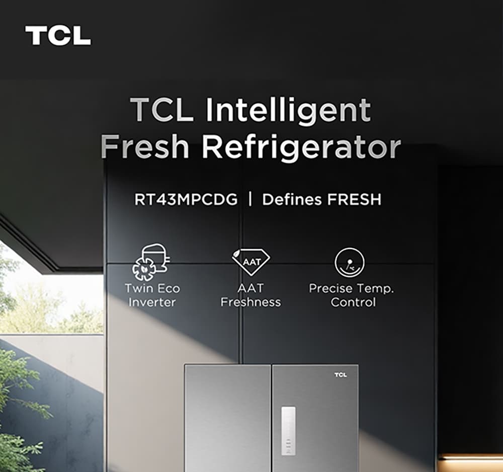 TCL RT43GPCDB RT43MPCDG ตู้เย็น 4 ประตู 14.1Q 400 ลิตร ระบบอินเวอร์เตอร์ แผงควบคุมดิจิตอล ถนอมอาหารด้วยไอออนลบ เย็นทั่วถึง ทำงานเงียบ ประหยัดไฟ https://lnwchill.com