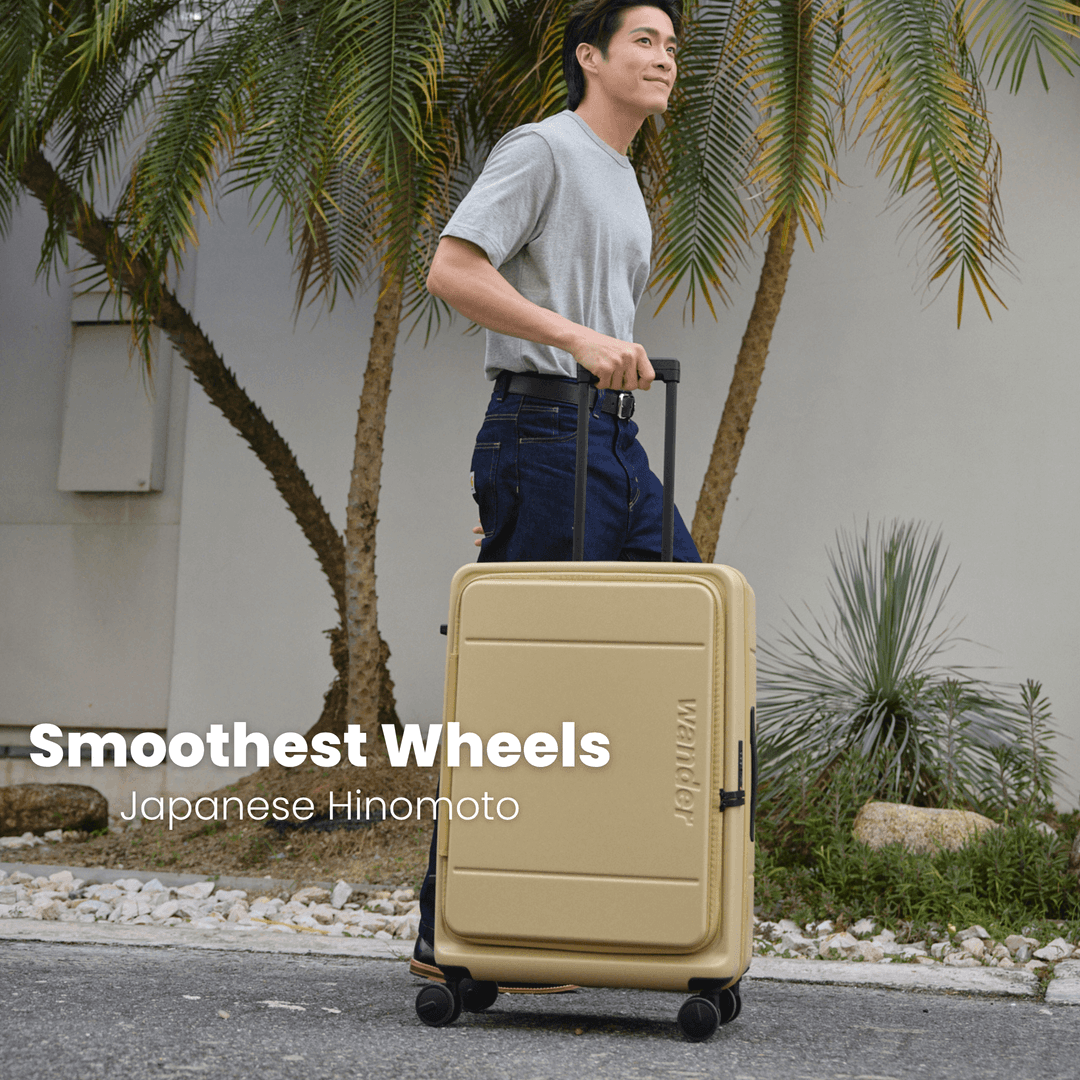 Wander รุ่น Open Front Luggage กระเป๋าเดินทางเปิดหน้า ล้อลื่น Hinomoto ขนาด 25/28 นิ้ว วัสดุ Polycarbonate แข็งแรง ทนทาน น้ำหนักเบา https://lnwchill.com