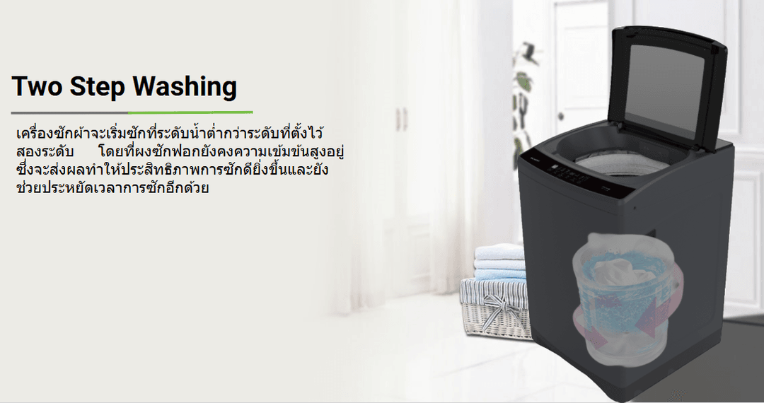 Hitachi รุ่น LTL 20MV00 GG ฝาบน 20 กก. อินเวอร์เตอร์ ประหยัดไฟเบอร์ 5 ซักสะอาด ถนอมผ้า จุใจสำหรับครอบครัวใหญ่ https://lnwchill.com
