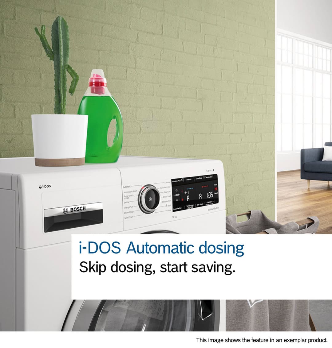 Bosch รุ่น WGG454A0TH เครื่องซักผ้าฝาหน้า Series 6 ขนาด 10 กก มอเตอร์เงียบประหยัดพลังงานพร้อมระบบ i-DOS ตวงน้ำยาอัตโนมัติแม่นยำช่วยถนอมผ้าและขจัดคราบฝังลึกได้สะอาดหมดจด https://lnwchill.com