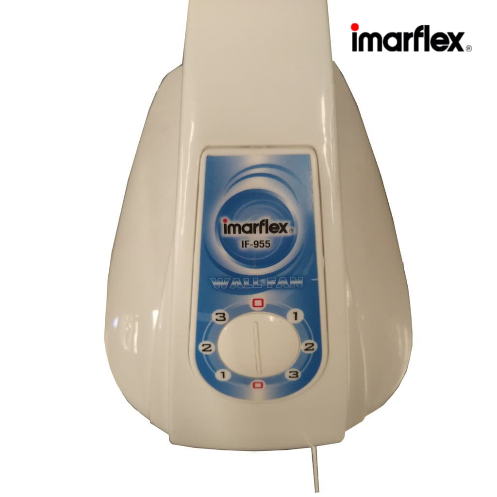 imarflex รุ่น IF-955 พัดลมติดผนัง ขนาด 18 นิ้ว ควบคุมการทำงานด้วยสายเชือก 1 เส้น ปรับแรงลมได้ 3 ระดับ มอบความเย็นสบายอย่างทั่วถึง https://lnwchill.com