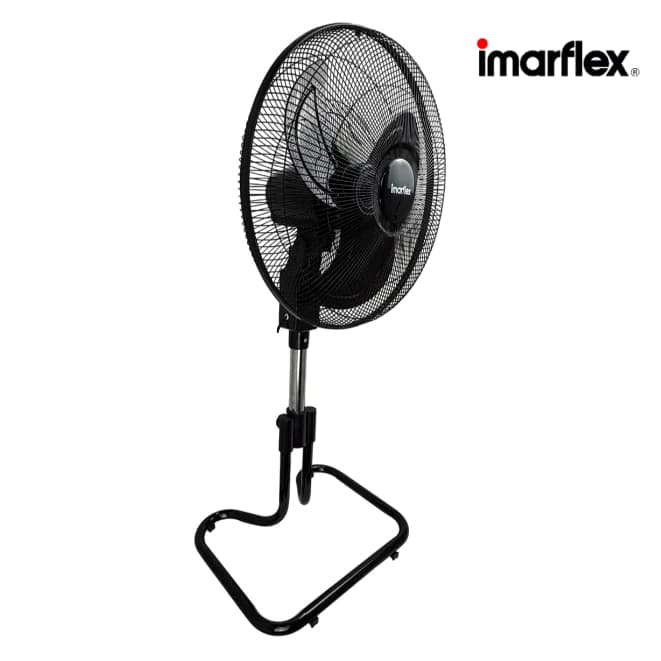 imarflex รุ่น IF-514X พัดลมอุตสาหกรรมตั้งพื้น ขนาด 18 นิ้ว สีดำ ฐานเหล็กแข็งแรงทนทาน ปรับระดับได้ มอเตอร์ทรงพลังให้ลมแรง https://lnwchill.com