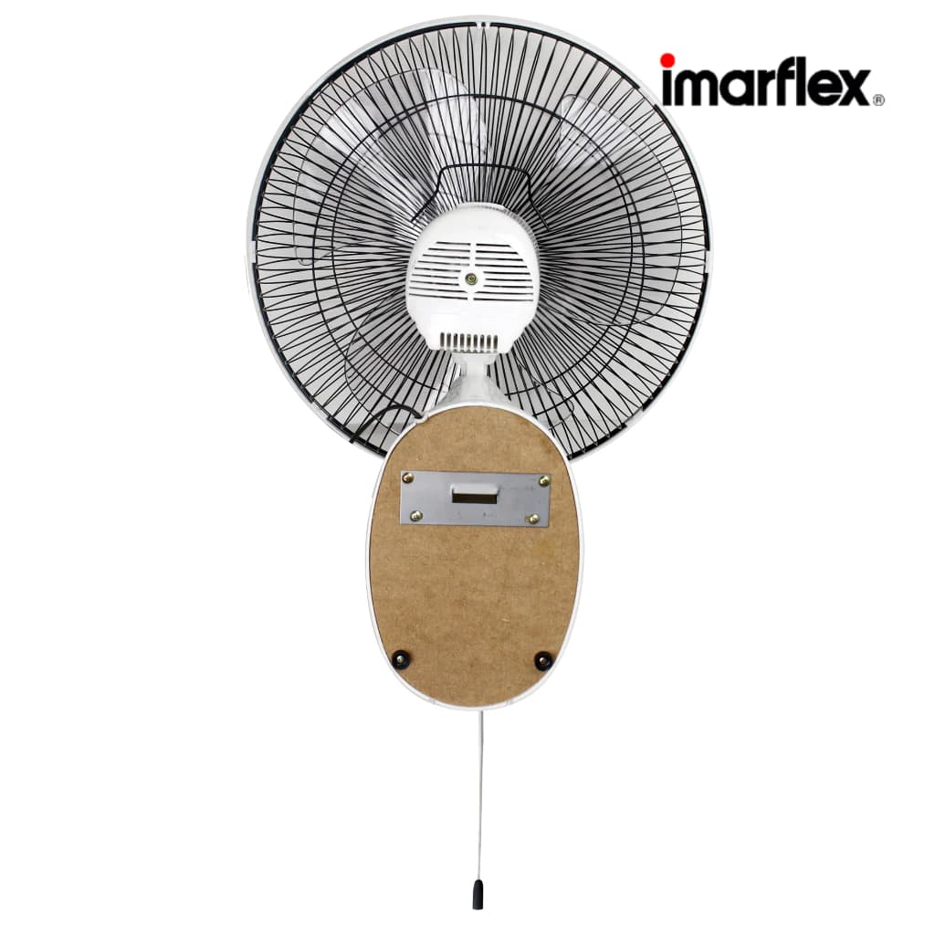 imarflex รุ่น IE-161 พัดลมติดผนัง ขนาด 16 นิ้ว ควบคุมการทำงานด้วยเชือก 1 เส้น พร้อมระบบความปลอดภัยเทอร์โมฟิวส์ https://lnwchill.com