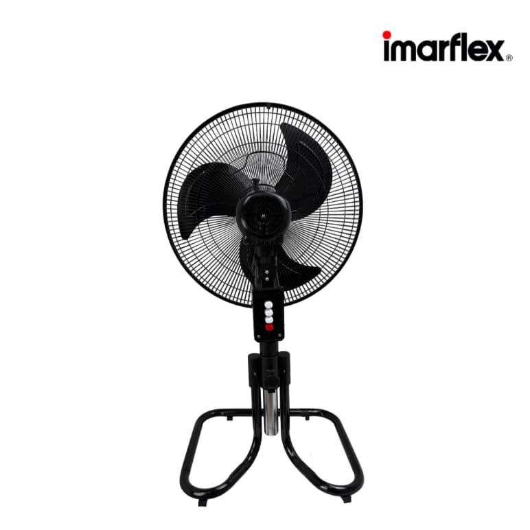 imarflex รุ่น IF-514X พัดลมอุตสาหกรรมตั้งพื้น ขนาด 18 นิ้ว สีดำ ฐานเหล็กแข็งแรงทนทาน ปรับระดับได้ มอเตอร์ทรงพลังให้ลมแรง https://lnwchill.com