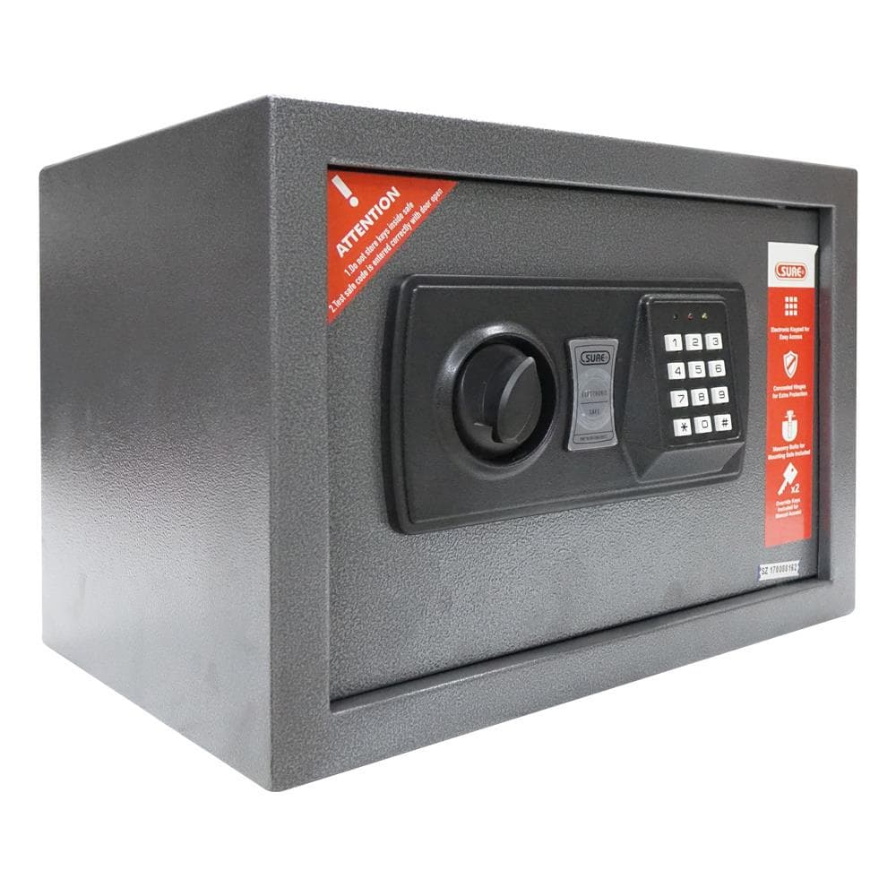 SURE รุ่น W35XD25XH25 ซม. ตู้เซฟระบบดิจิตอล ขนาด 35 ซม. สีแกรไฟต์ ปลอดภัย ใช้งานง่าย https://lnwchill.com