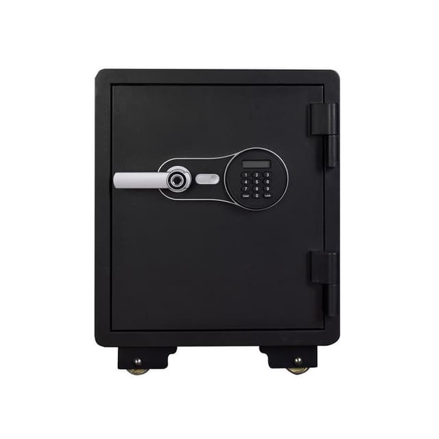 KIOSK รุ่น SA-530EDP ตู้นิรภัยสแกนลายนิ้วมือ สีดำ กันไฟนาน 1 ชั่วโมง ปกป้องทรัพย์สินมีค่า