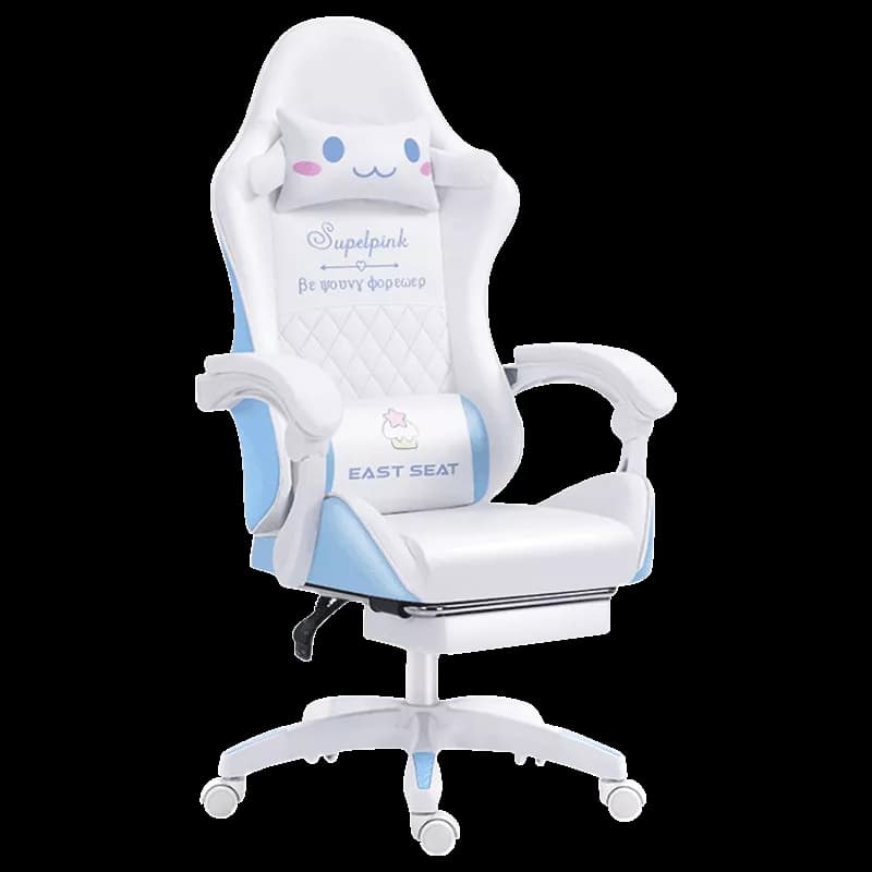 KUCA เก้าอี้เกมมิ่ง Cinnamoroll ซินามอโรล เก้าอี้สีขาว เก้าอี้เล่นเกมลายการ์ตูน เก้าอี้คอม เก้าอี้ลายน่ารัก [รับประกัน 5 ปี] https://lnwchill.com